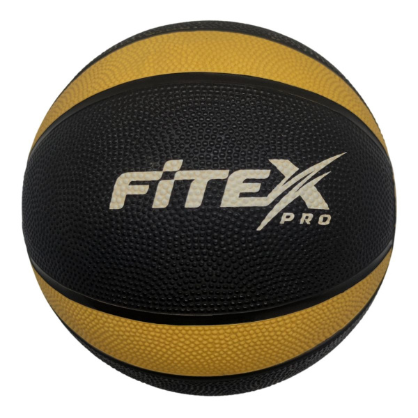 Медбол 2 кг, черный с желтым FTX-1212-2kg