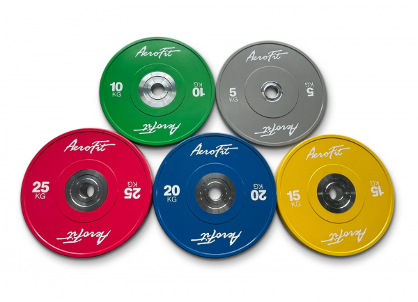 Aerofit AFBDC 20 кг бамперные диски для кроссфита, цветные